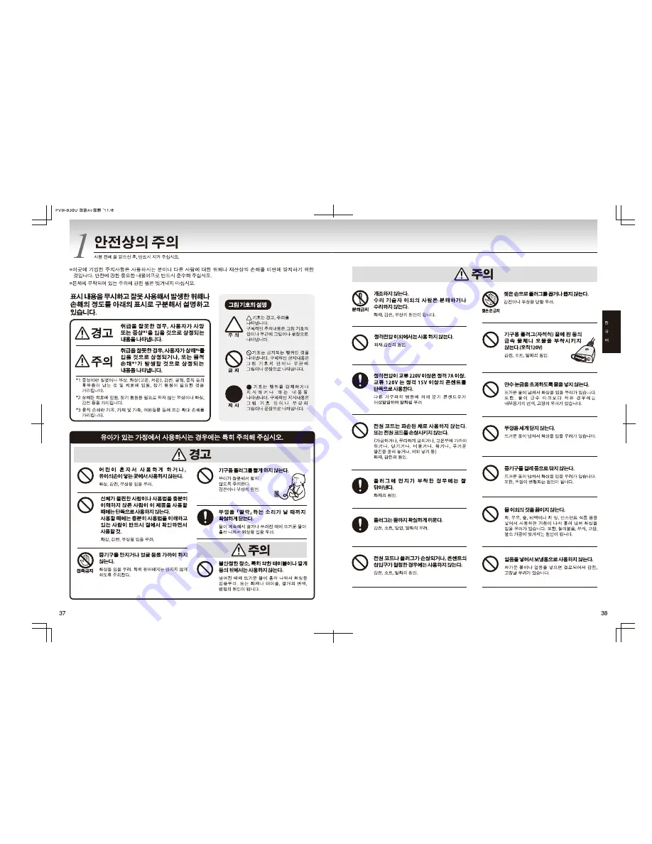 Tiger PVW-B30U User Manual Download Page 20