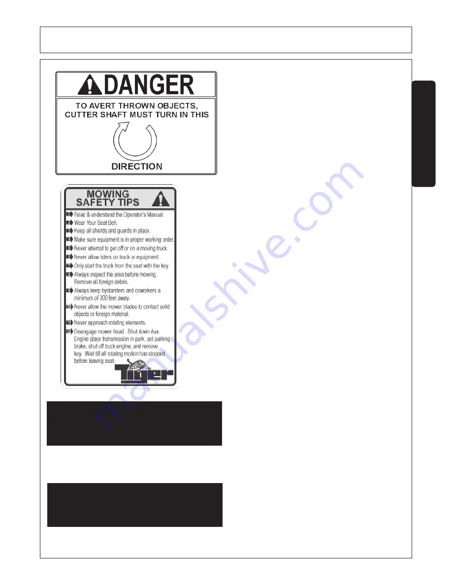 Tiger SIDE ROTARY Mounting And Operating Instructions Download Page 21