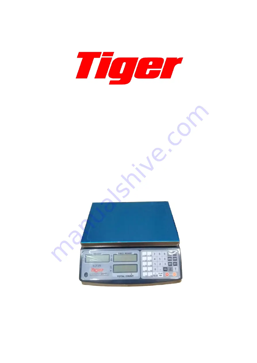 Tiger TCT-01 User Manual Download Page 1