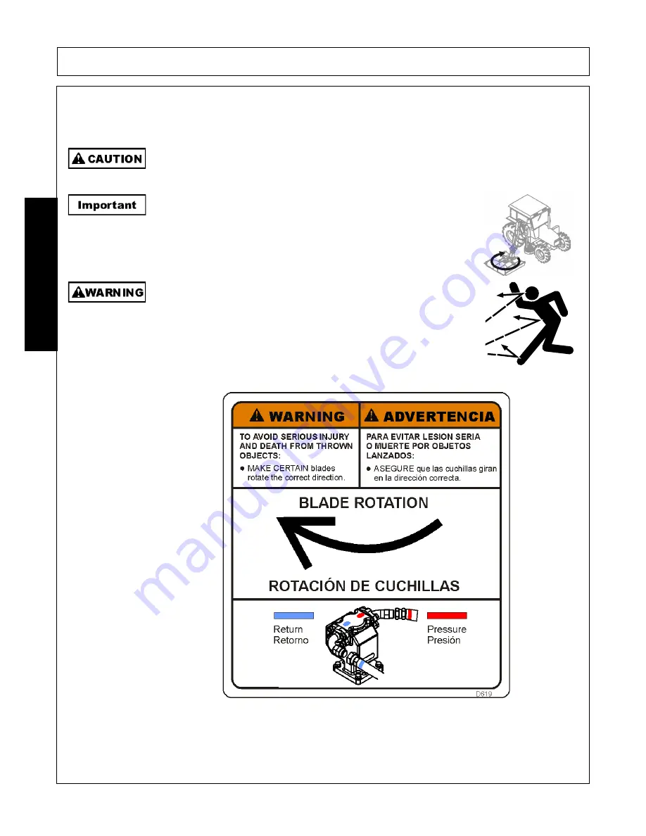 Tiger TRIPLE FLAIL JD5 M T4F Series Mounting And Operating Instructions Download Page 116