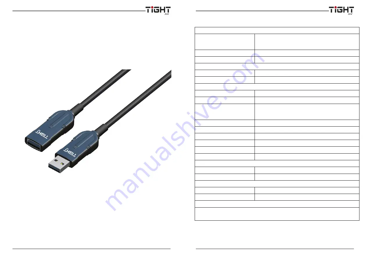 TiGHT AV USB PRO AOC Operation And Installation Manual Download Page 1