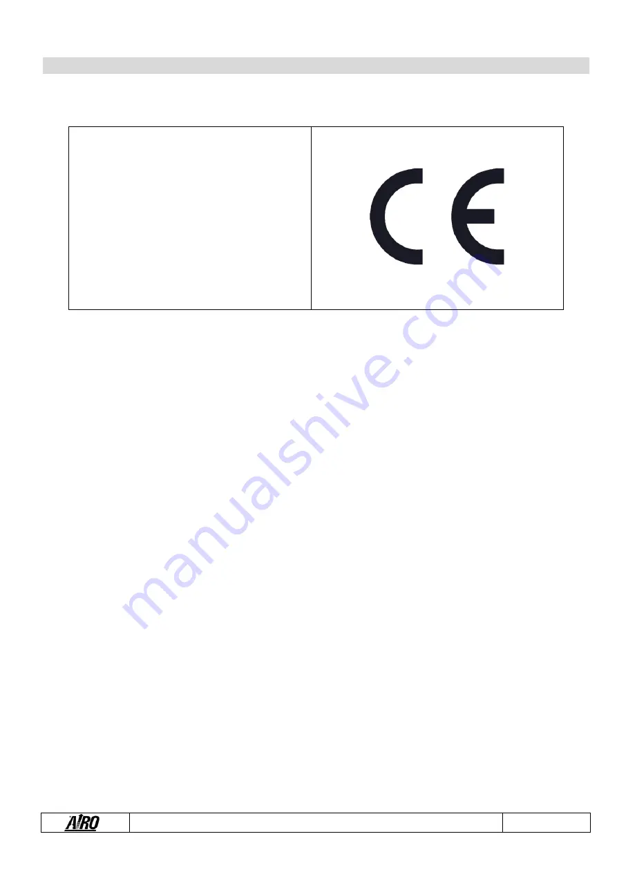 TIGIEFFE AIRO R Series Use And Maintenance Manual Download Page 79