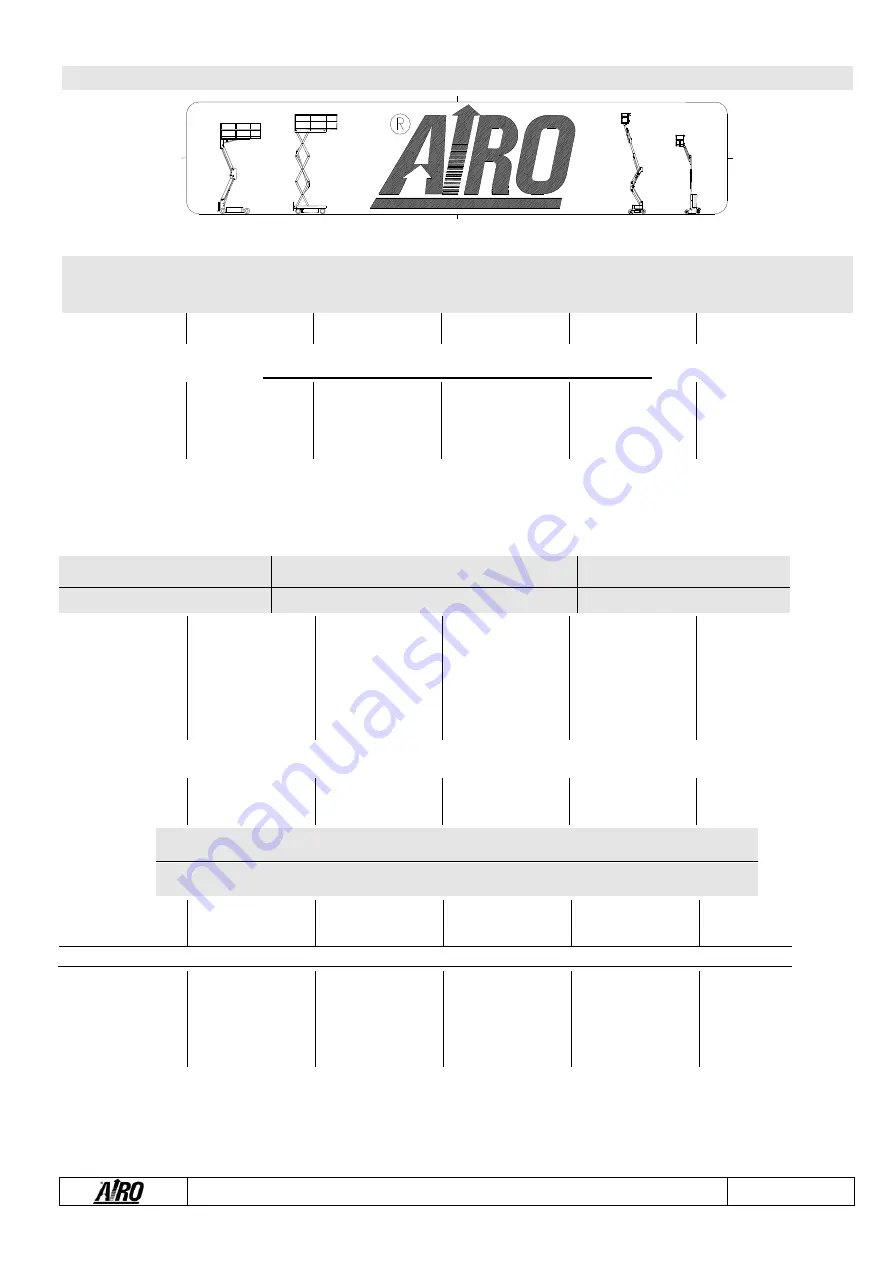 TIGIEFFE AIRO R Series Скачать руководство пользователя страница 110