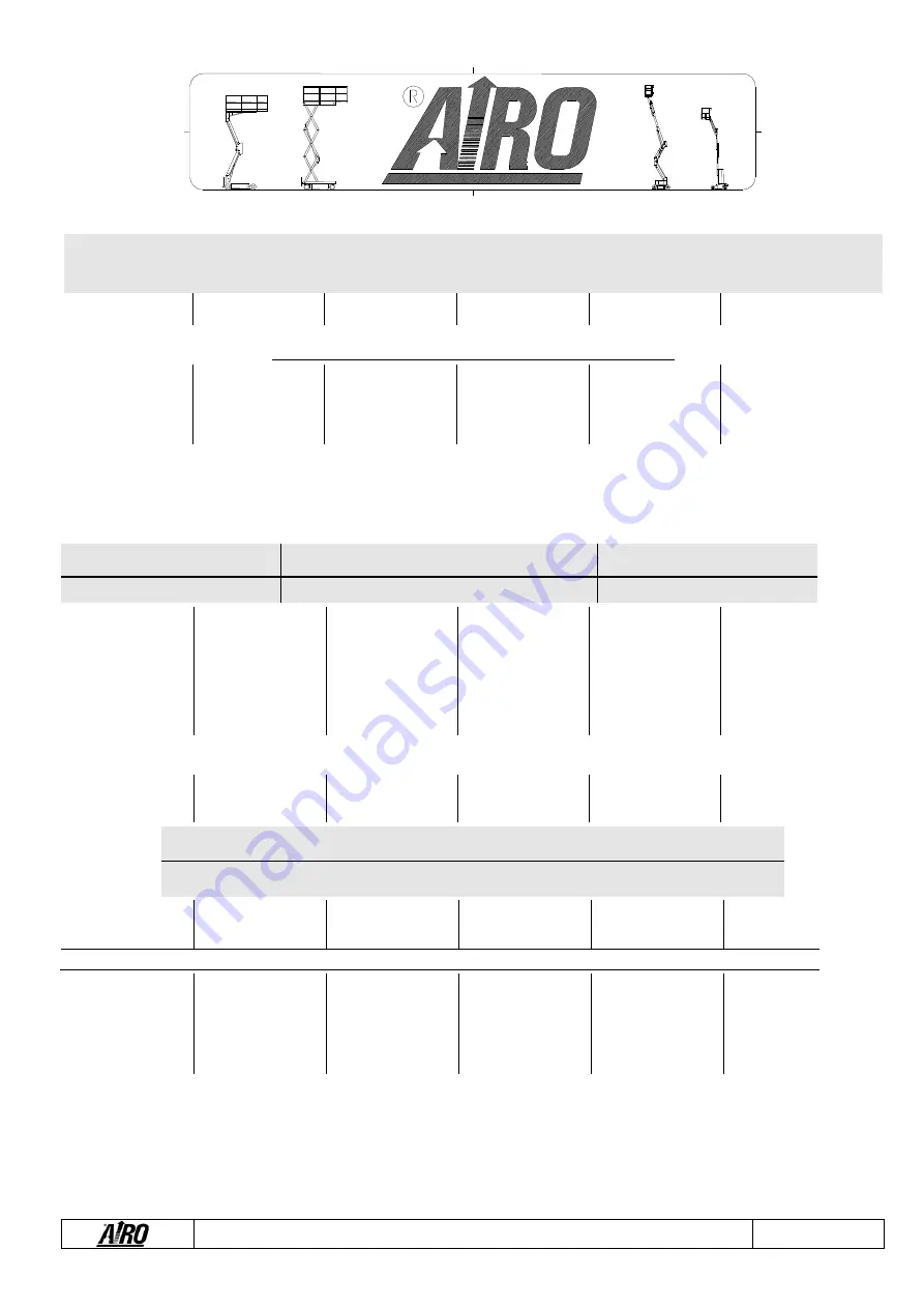 TIGIEFFE AIRO R Series Скачать руководство пользователя страница 112