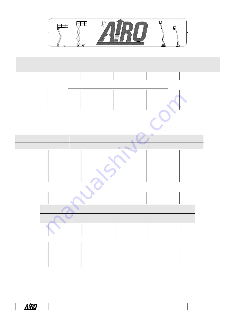 TIGIEFFE AIRO R Series Скачать руководство пользователя страница 113