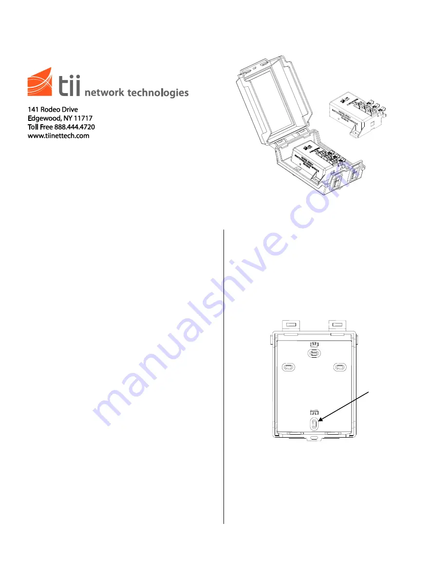 TII network technologies SVN Series Скачать руководство пользователя страница 1