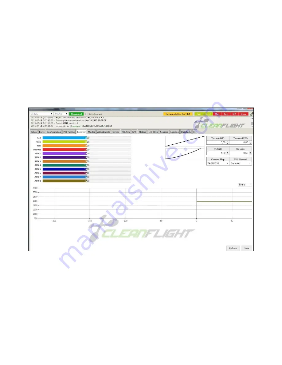 TILT RACING DRONE Cleanflight Manual Download Page 15