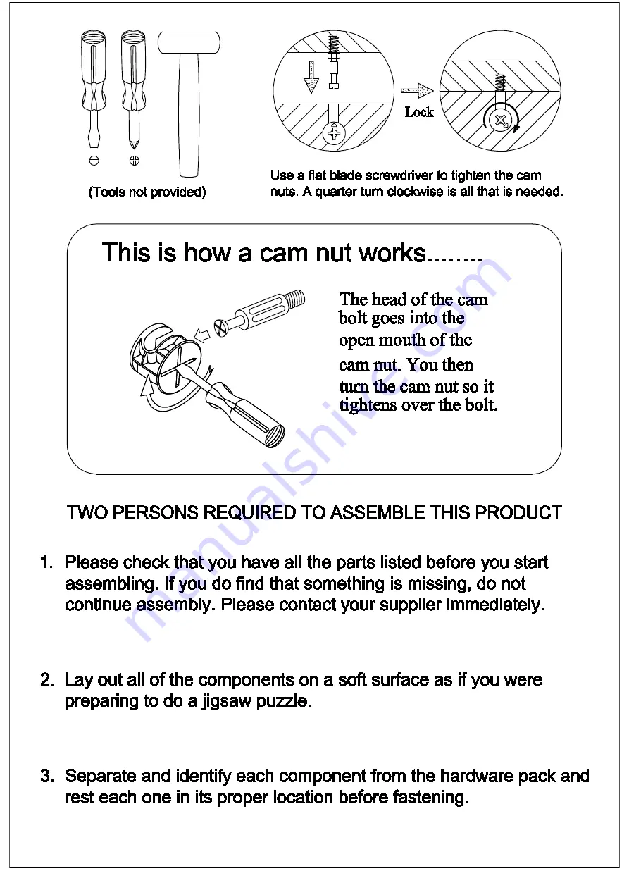 TIMBER ART DESIGN BR 990016 Assembly Instructions Manual Download Page 2