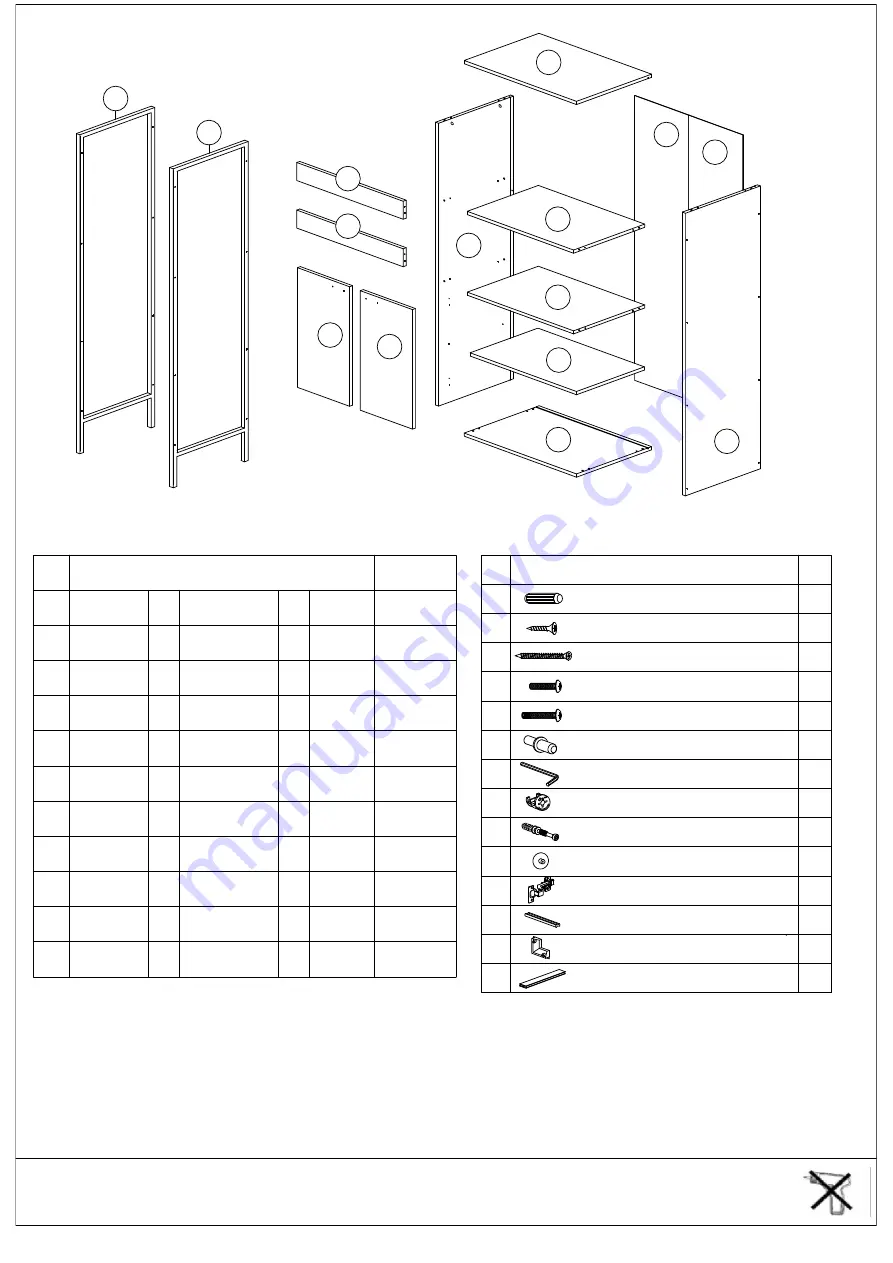 TIMBER ART DESIGN FC 940007 Assembly Instructions Manual Download Page 3