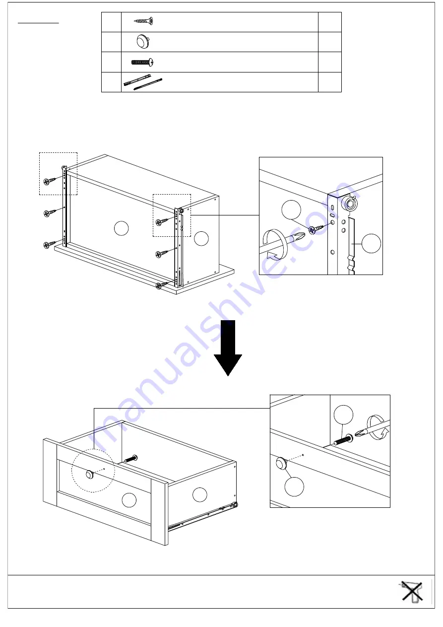 TIMBER ART DESIGN TV 900045 Assembly Instructions Manual Download Page 8