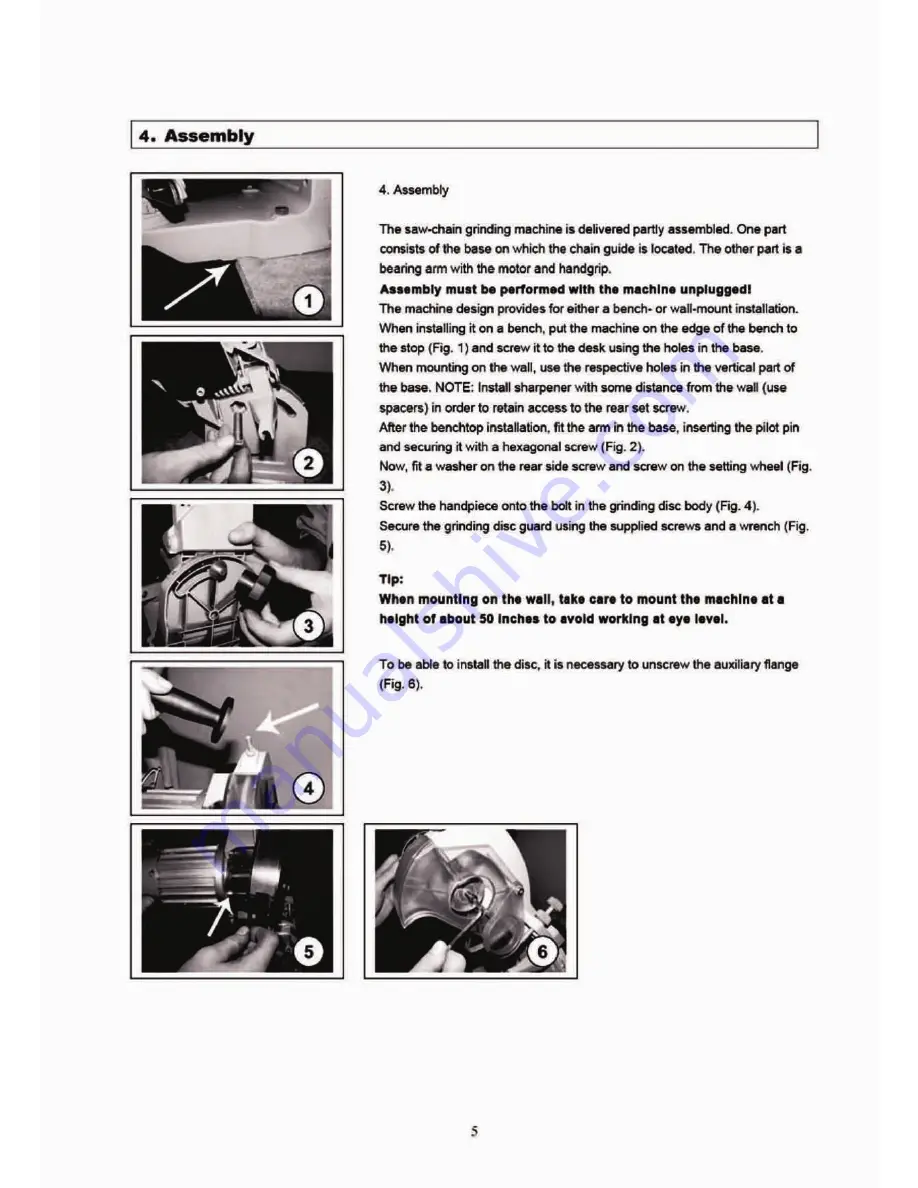 Timber Tuff Tools CS-BWM Manual Download Page 5