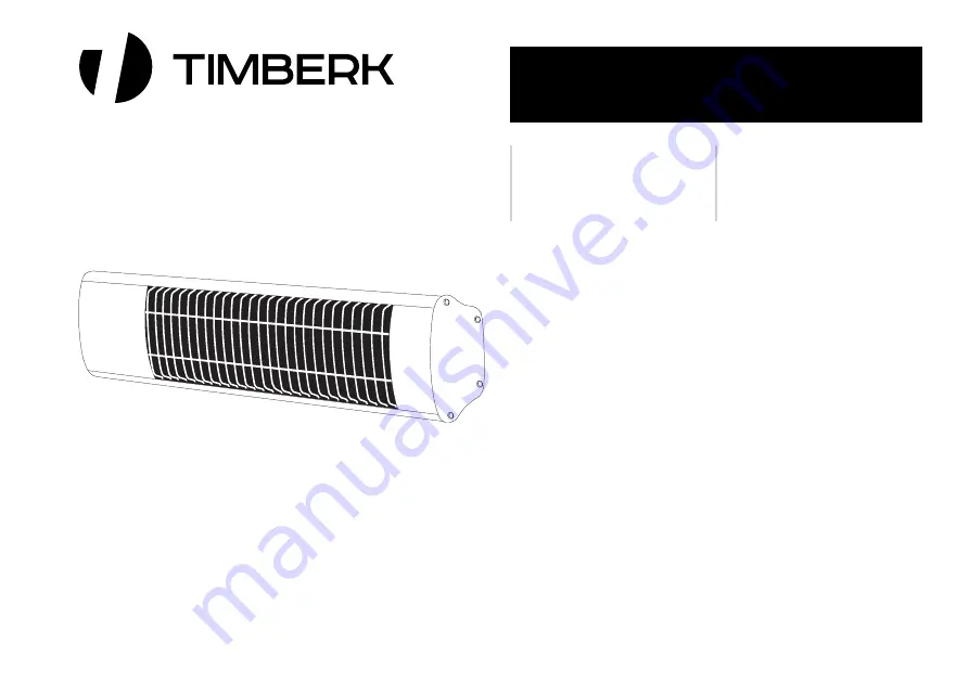 Timberk TIR HP1 1500 Instruction Manual Download Page 1