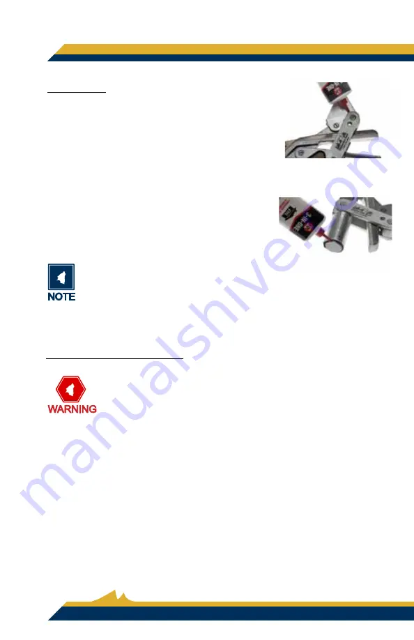 Timberline Tool TopSide Clamp TC1-S Instruction Manual Download Page 8