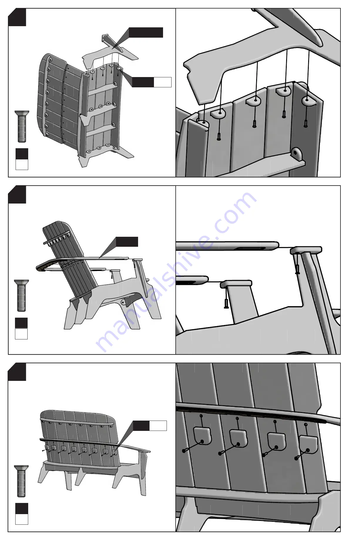 Timbertech loll DESIGNS MINGLE BENCH Assembly Instructions & Product Info Download Page 5