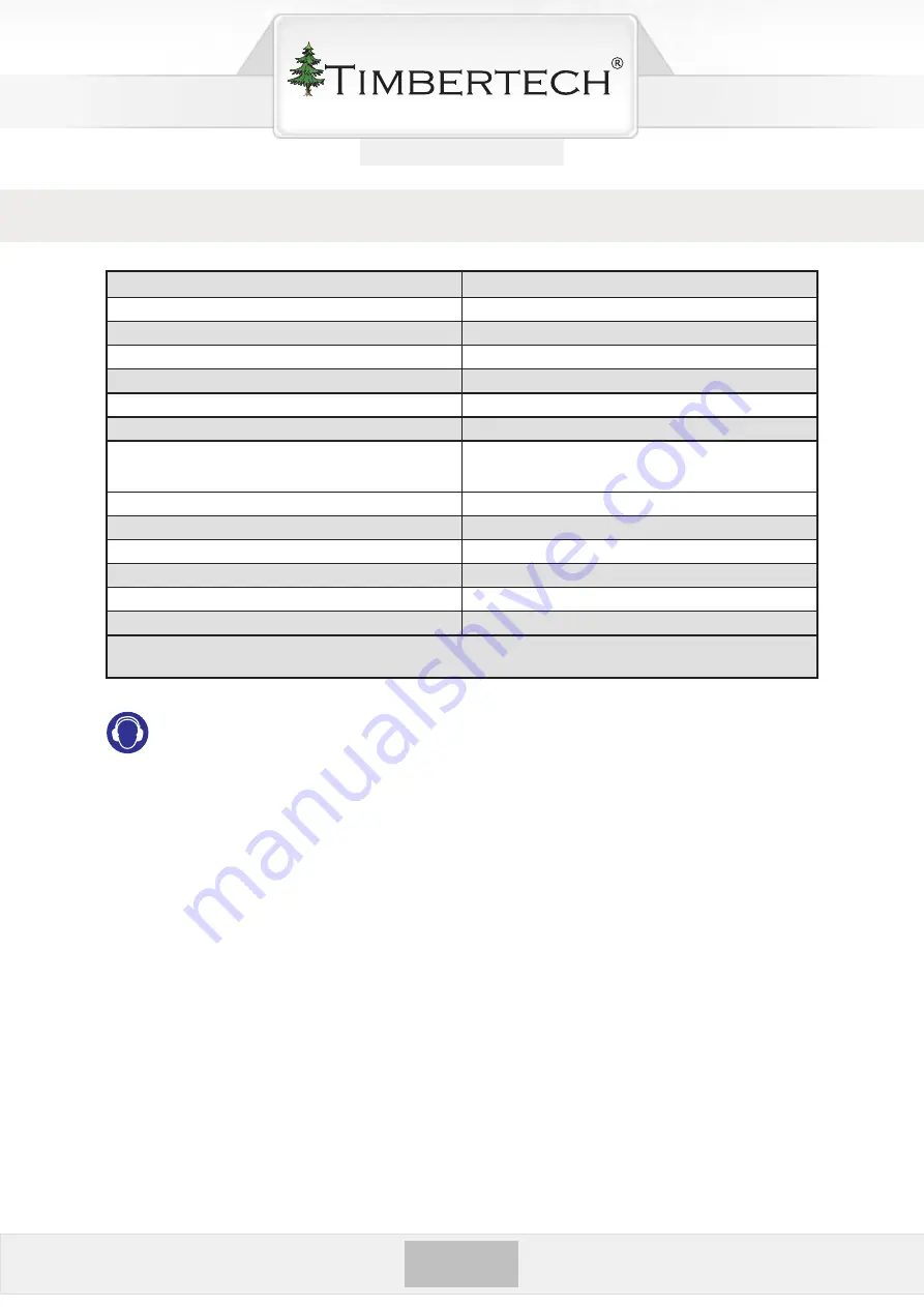 Timbertech RSSR01 Original Instruction Manual Download Page 28