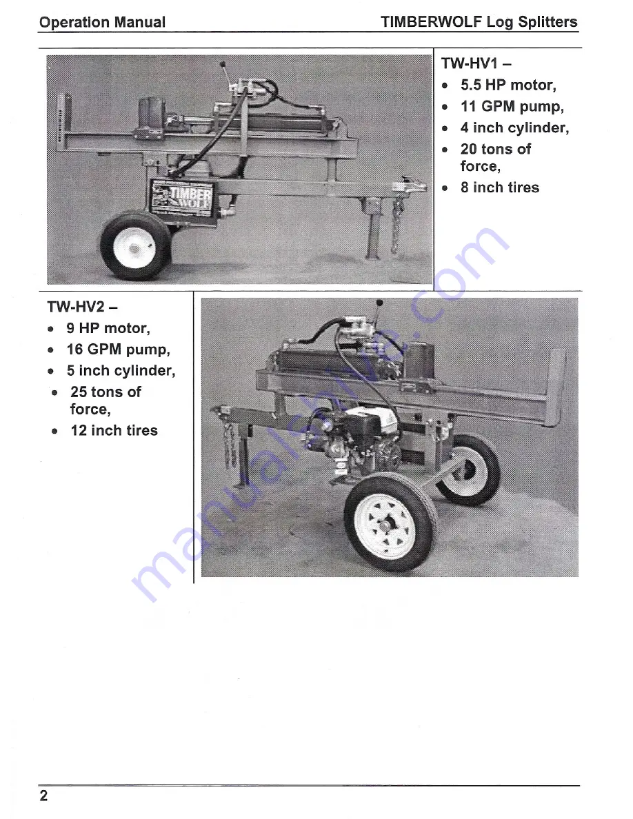 Timberwolf TW-HV1 Скачать руководство пользователя страница 12