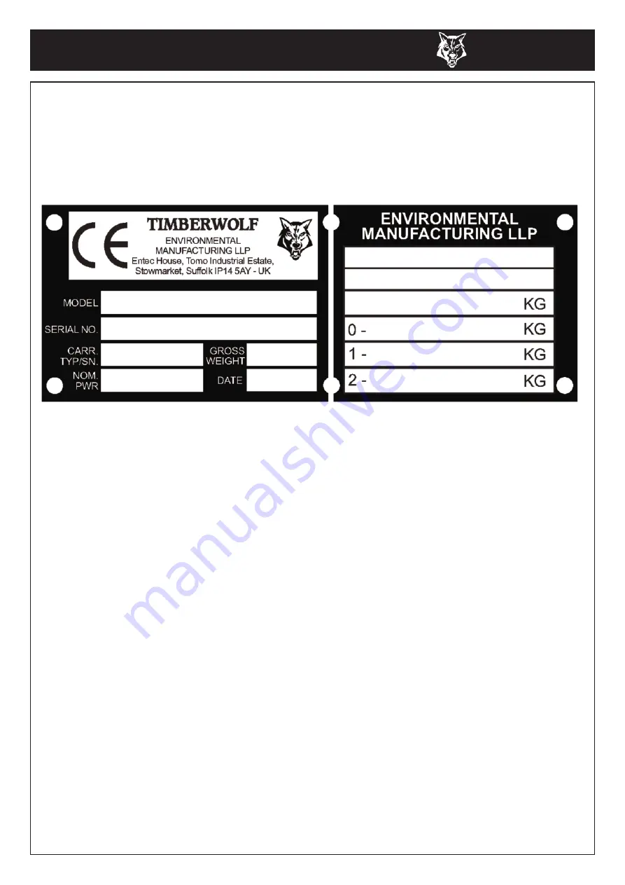 Timberwolf TW150DHB Manual Download Page 24