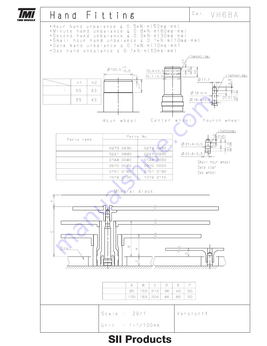 Time Module VH31A1 Technical Manual Download Page 8