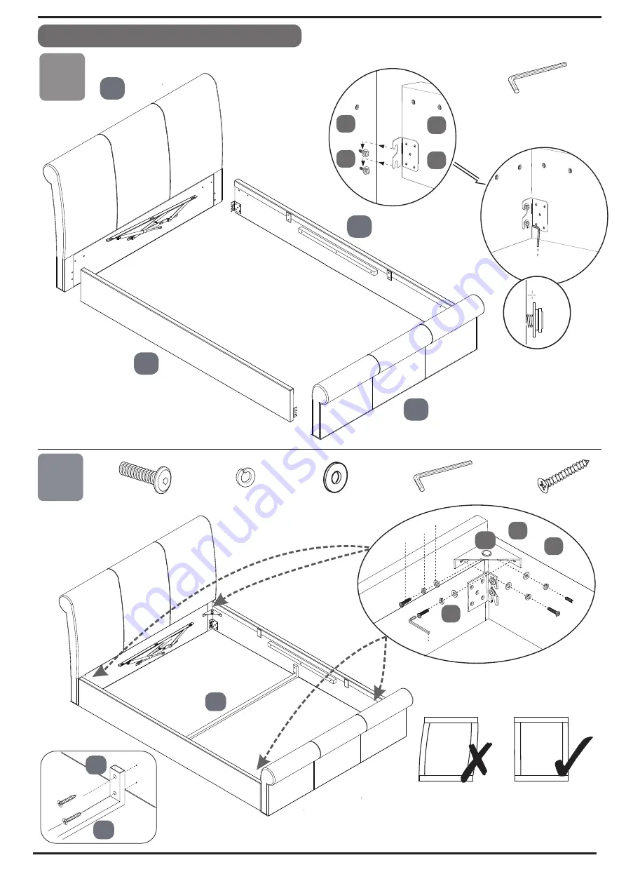 Time4Sleep SEVILLE OTTOMAN Manual Download Page 5