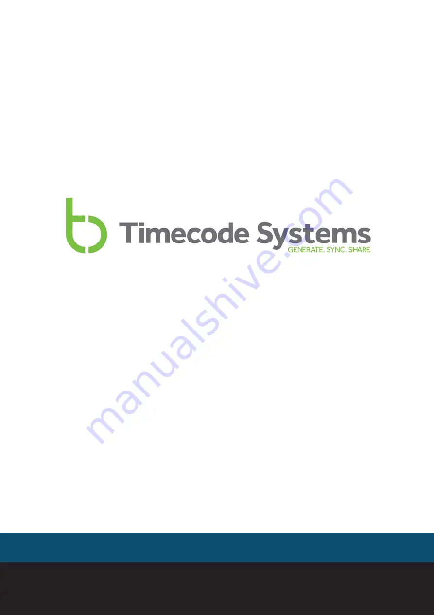 timecode systems mini basestation Скачать руководство пользователя страница 108