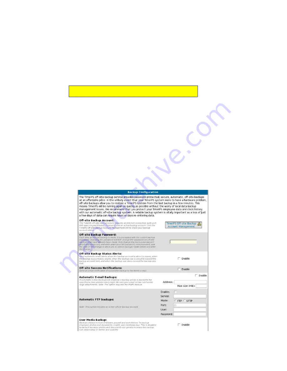 TimeIPS IPS200T Installation Manual Download Page 12