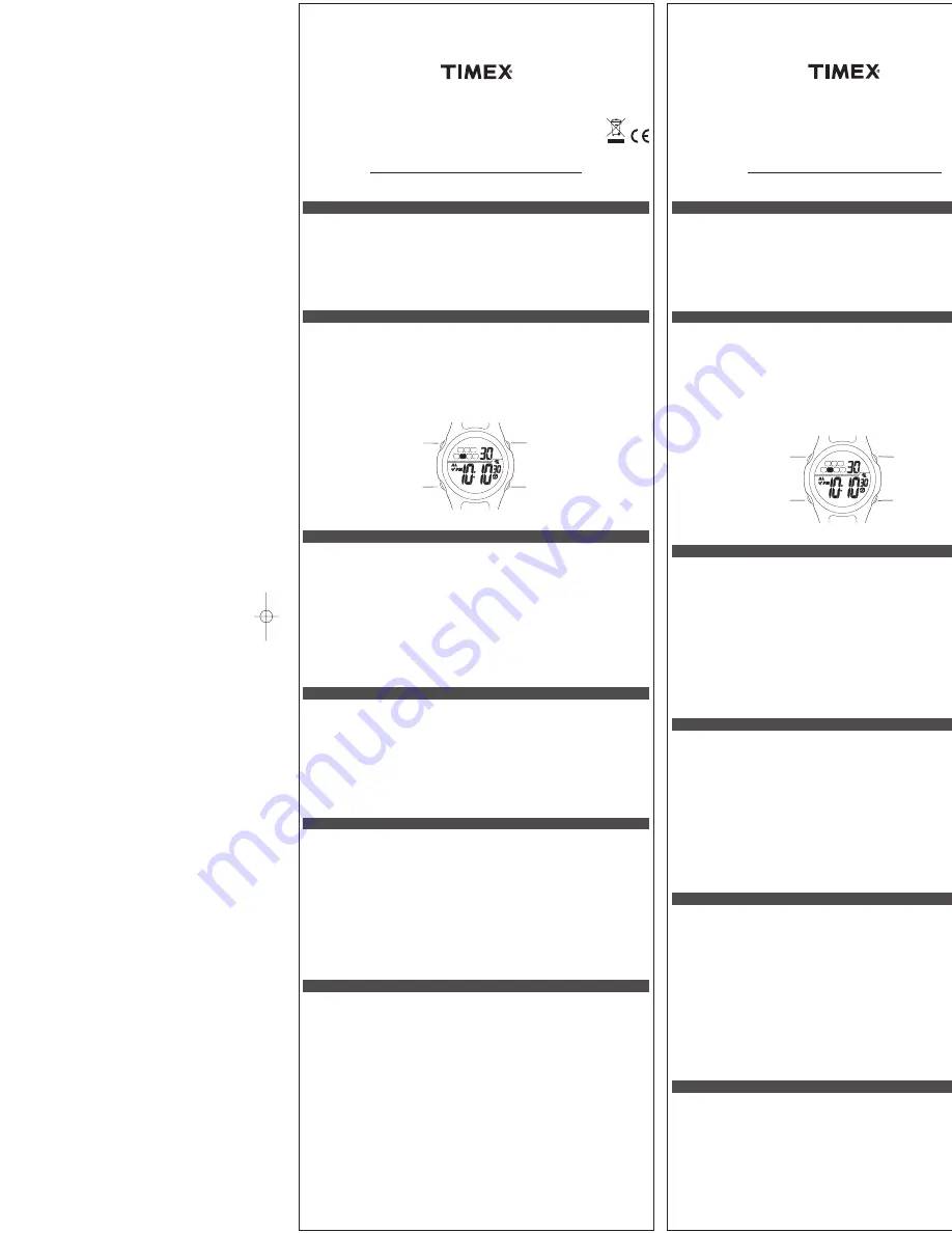 Timex 842-095000 User Manual Download Page 1