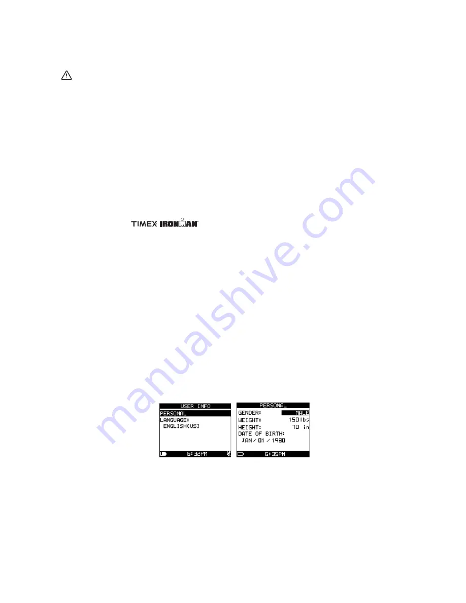 Timex Global trainer User Manual Download Page 275