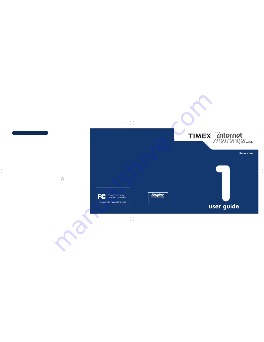 Timex Internet messenger User Manual Download Page 1