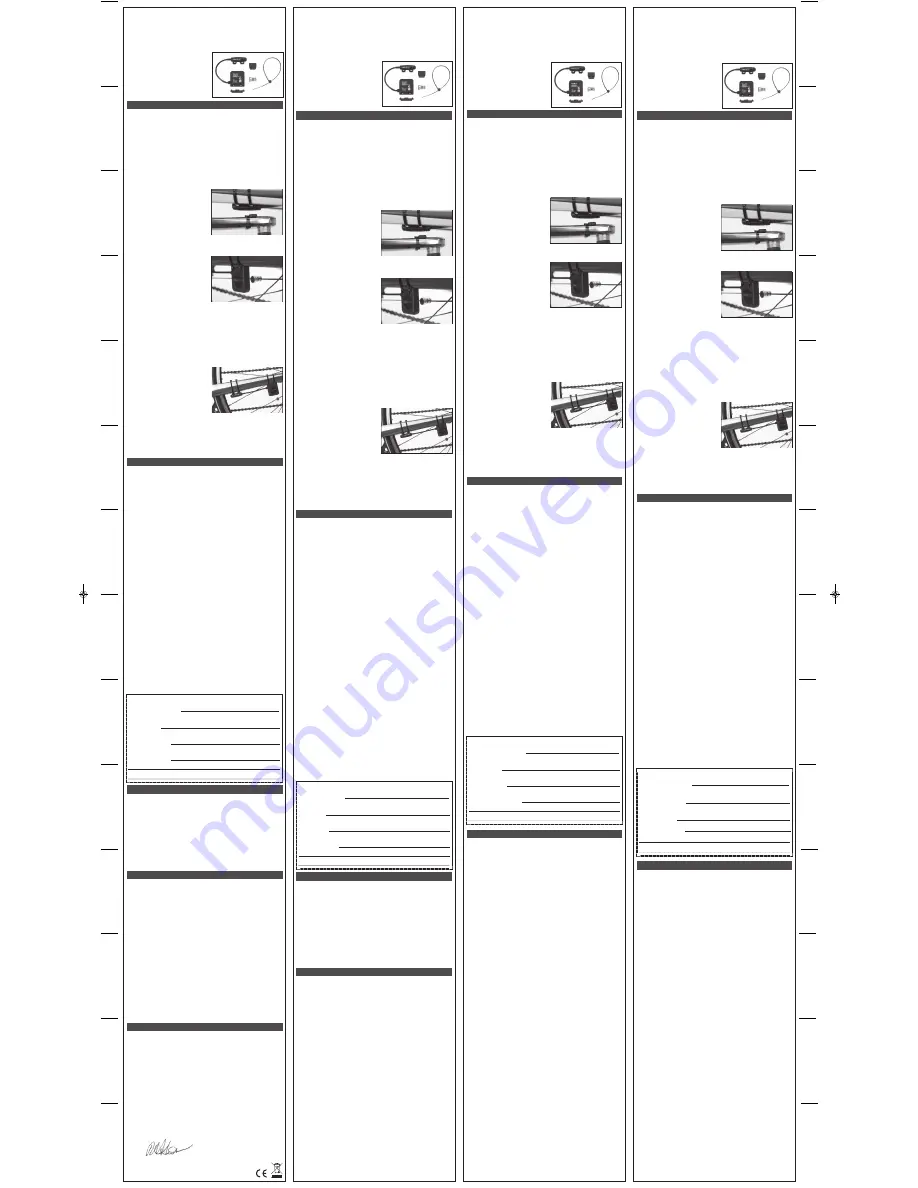 Timex W-262 184-095000 WW Instructions Download Page 1