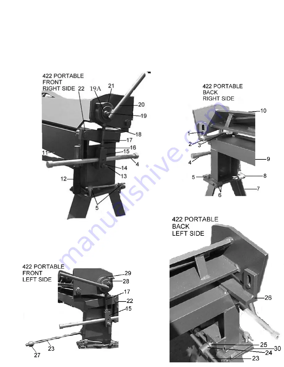 Tin Knocker TK 422 Instructions & Parts Diagrams Download Page 8