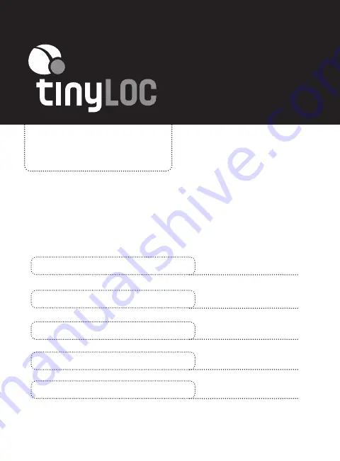 Tinyloc MiniHond User Manual Download Page 1