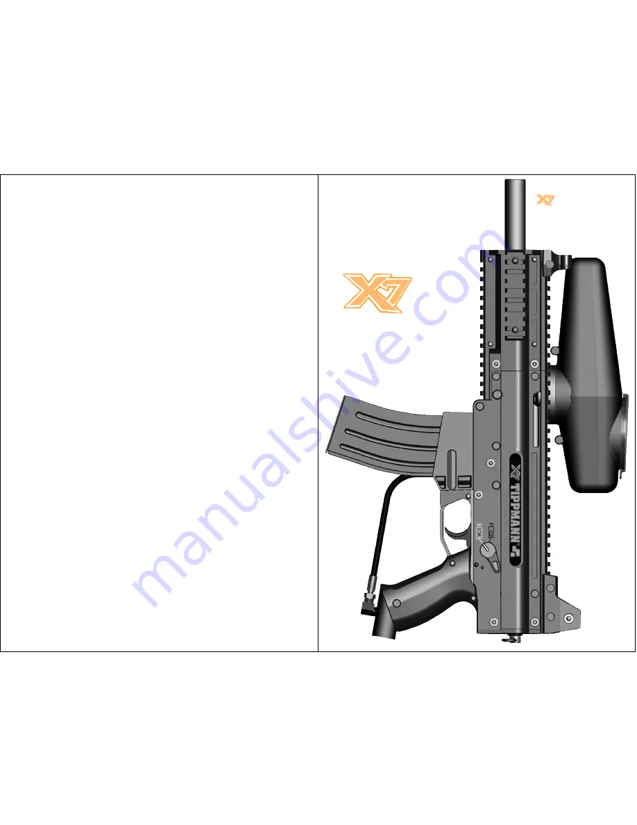 Tippmann X7 PHENOM Owner'S Manual Download Page 1