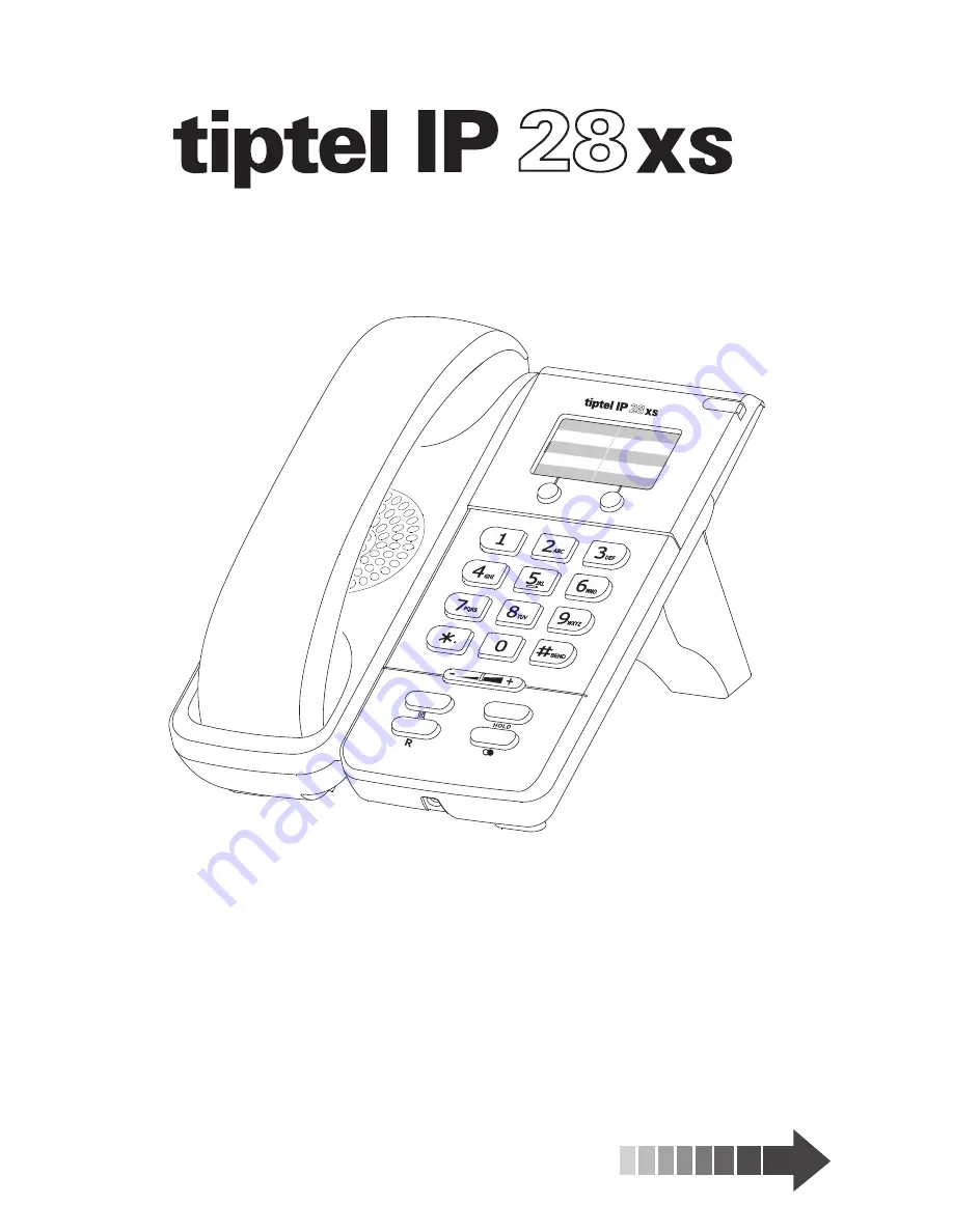 TIPTEL IP28xs Скачать руководство пользователя страница 1