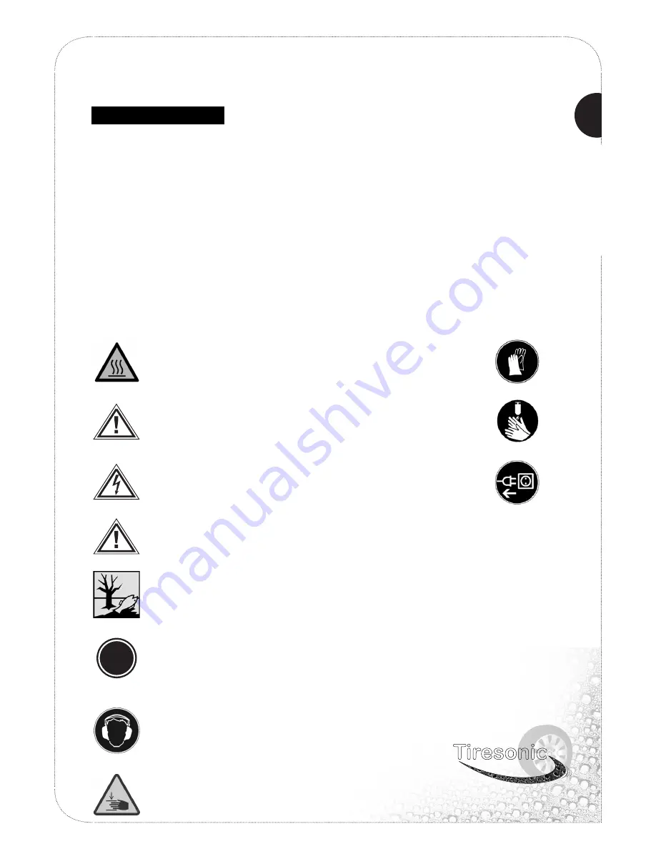 Tiresonic FW-301 Operating Manual Download Page 14