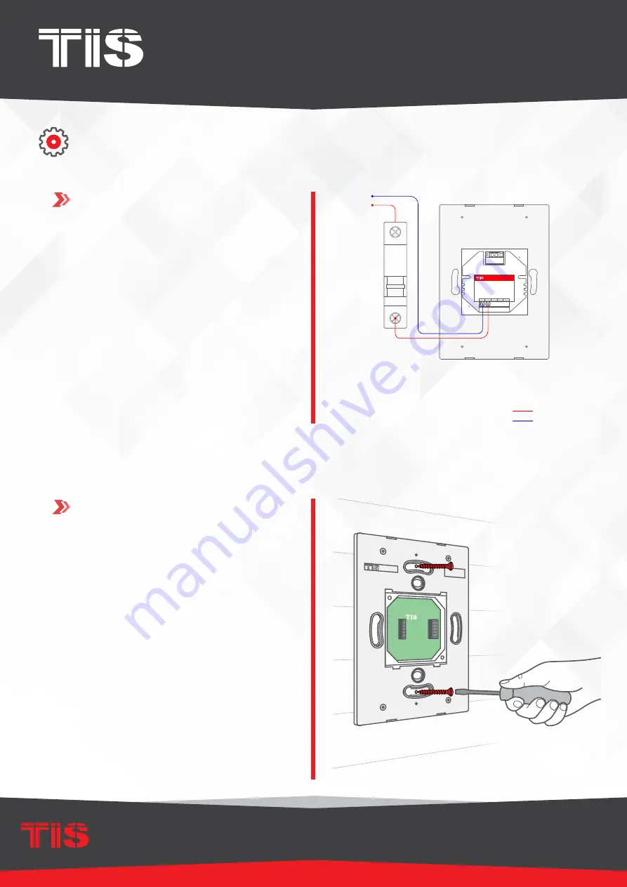 TIS MARS 10 GANGS Installation Manual Download Page 11