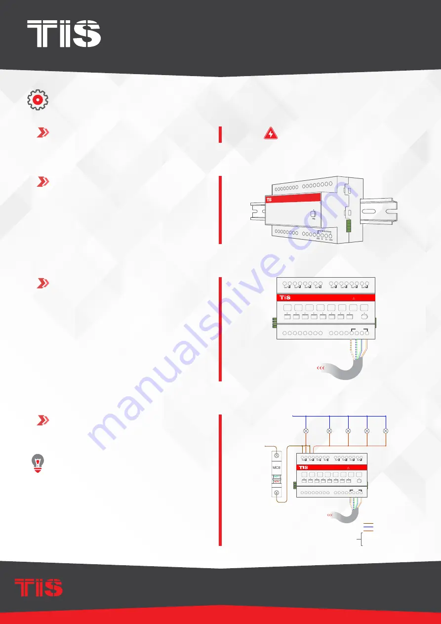 TIS RLY-8CH-16A Installation Manual Download Page 3