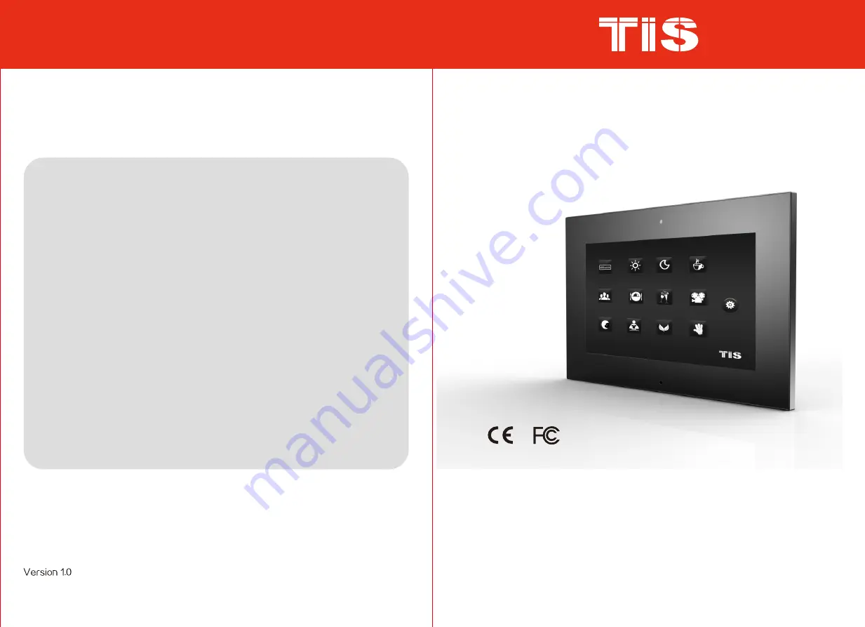 TIS TIP-DPH-INT7 Скачать руководство пользователя страница 1