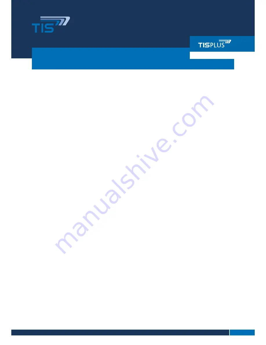 TIS TISPLUS User Manual Download Page 6