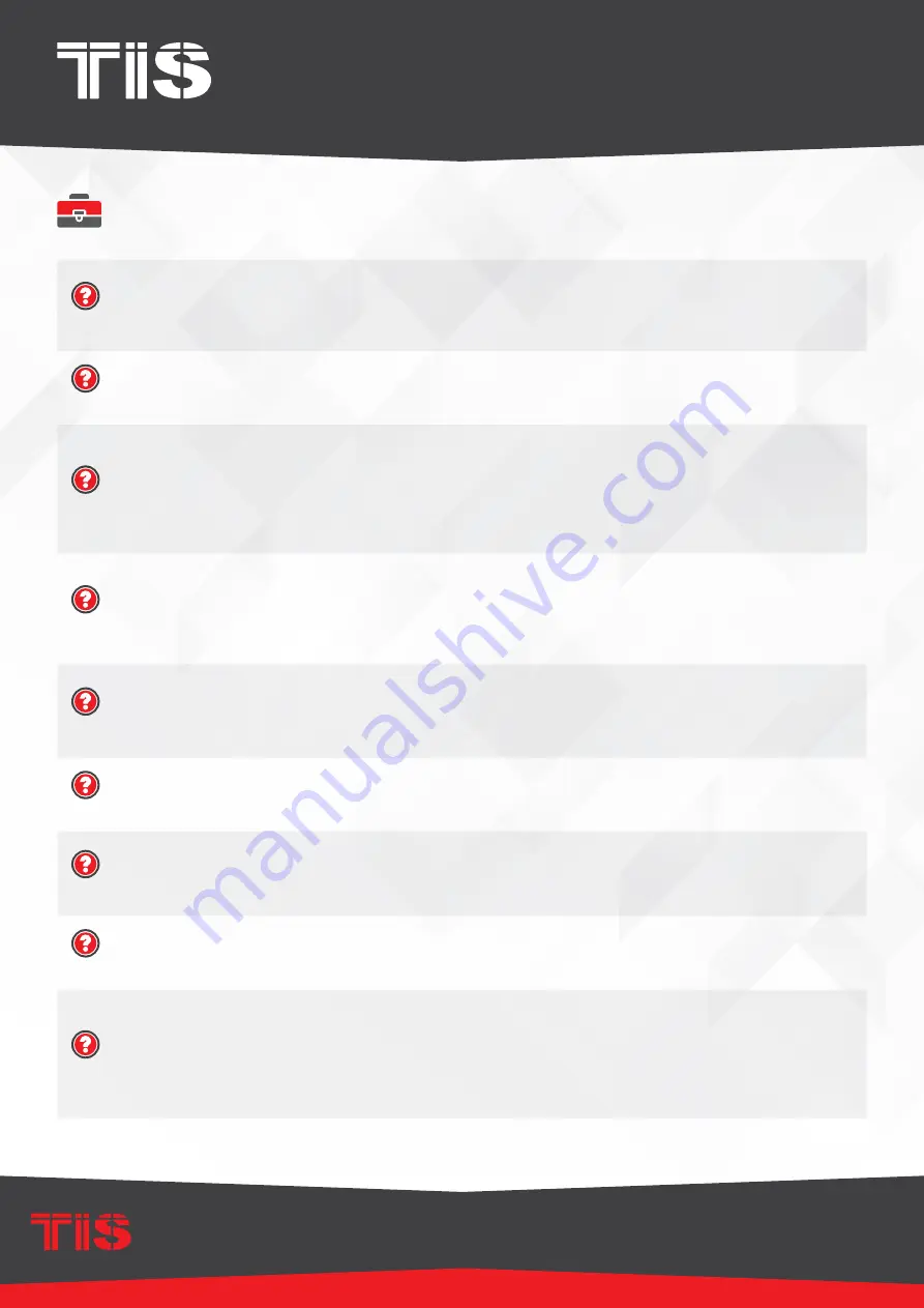 TIS X-5S1Z-AMP Installation Manual Download Page 8