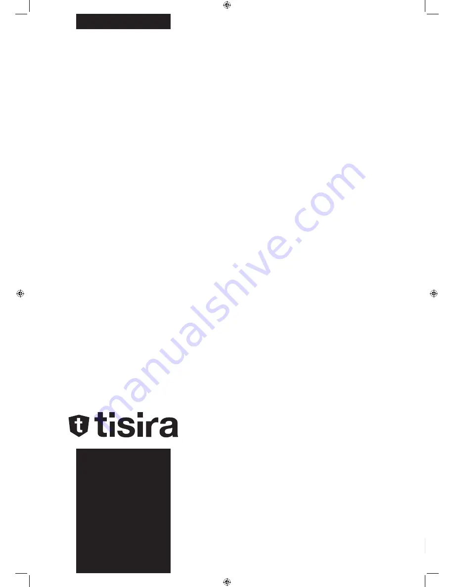 Tisira TCT60 User Manual Download Page 1