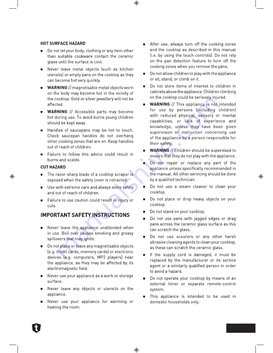 Tisira TCT90 User Manual Download Page 5