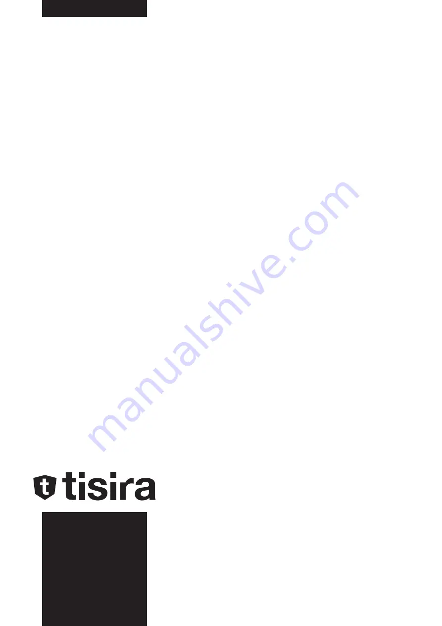 Tisira TDW13BE User Manual Download Page 1