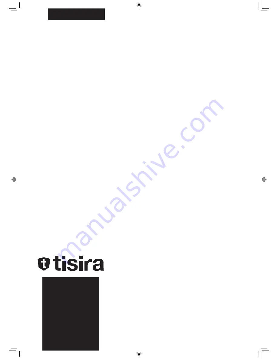 Tisira TGF30G User Manual Download Page 1