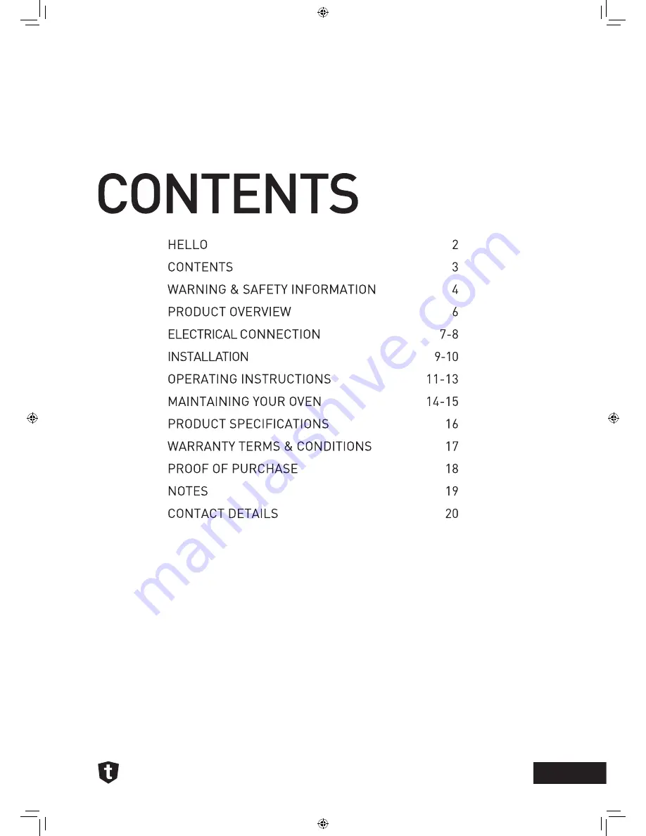 Tisira TOT605 User Manual Download Page 3