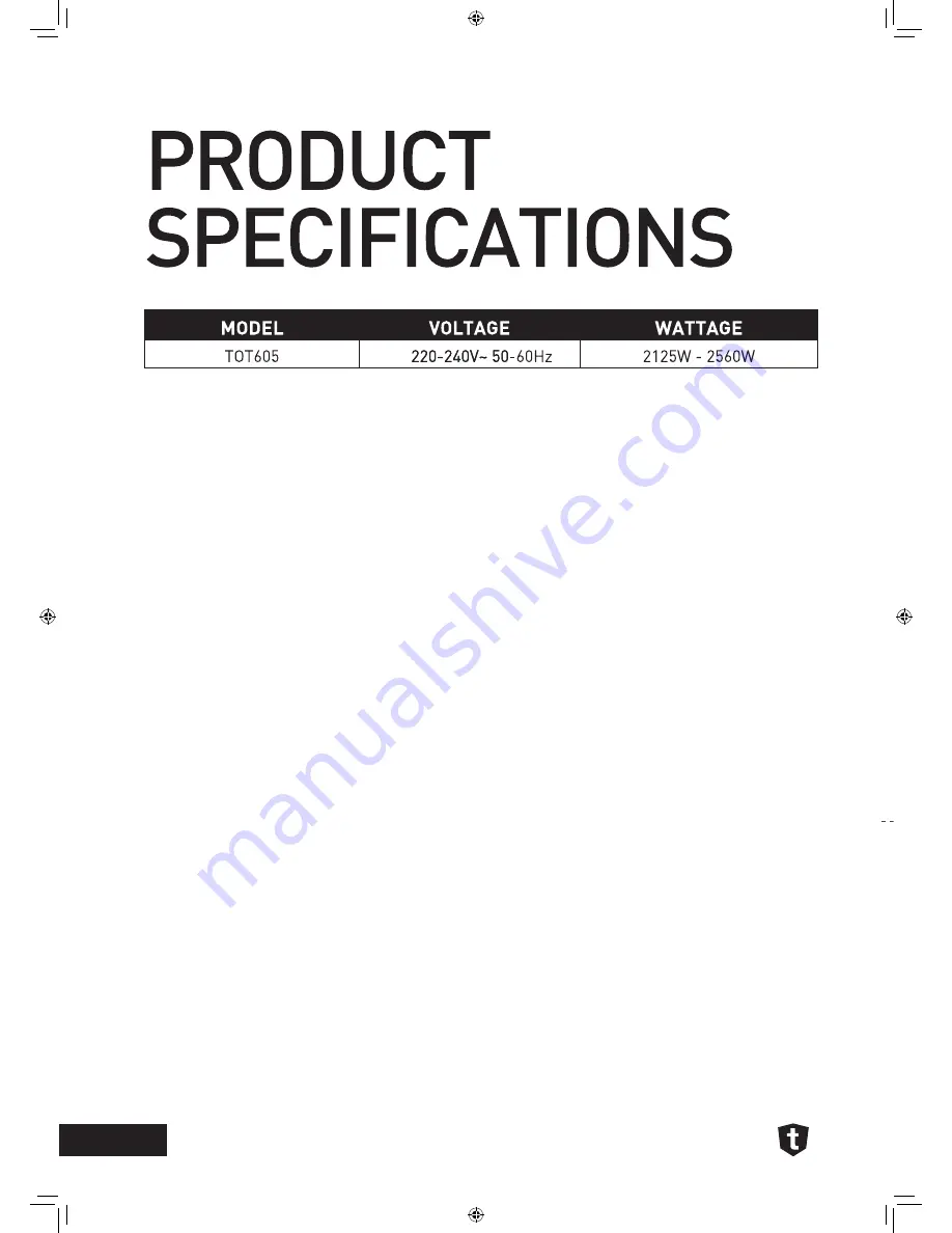 Tisira TOT605 User Manual Download Page 16