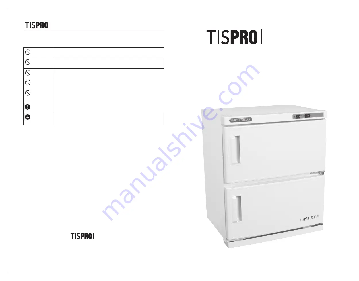 tispro SX1100 Manual Download Page 1