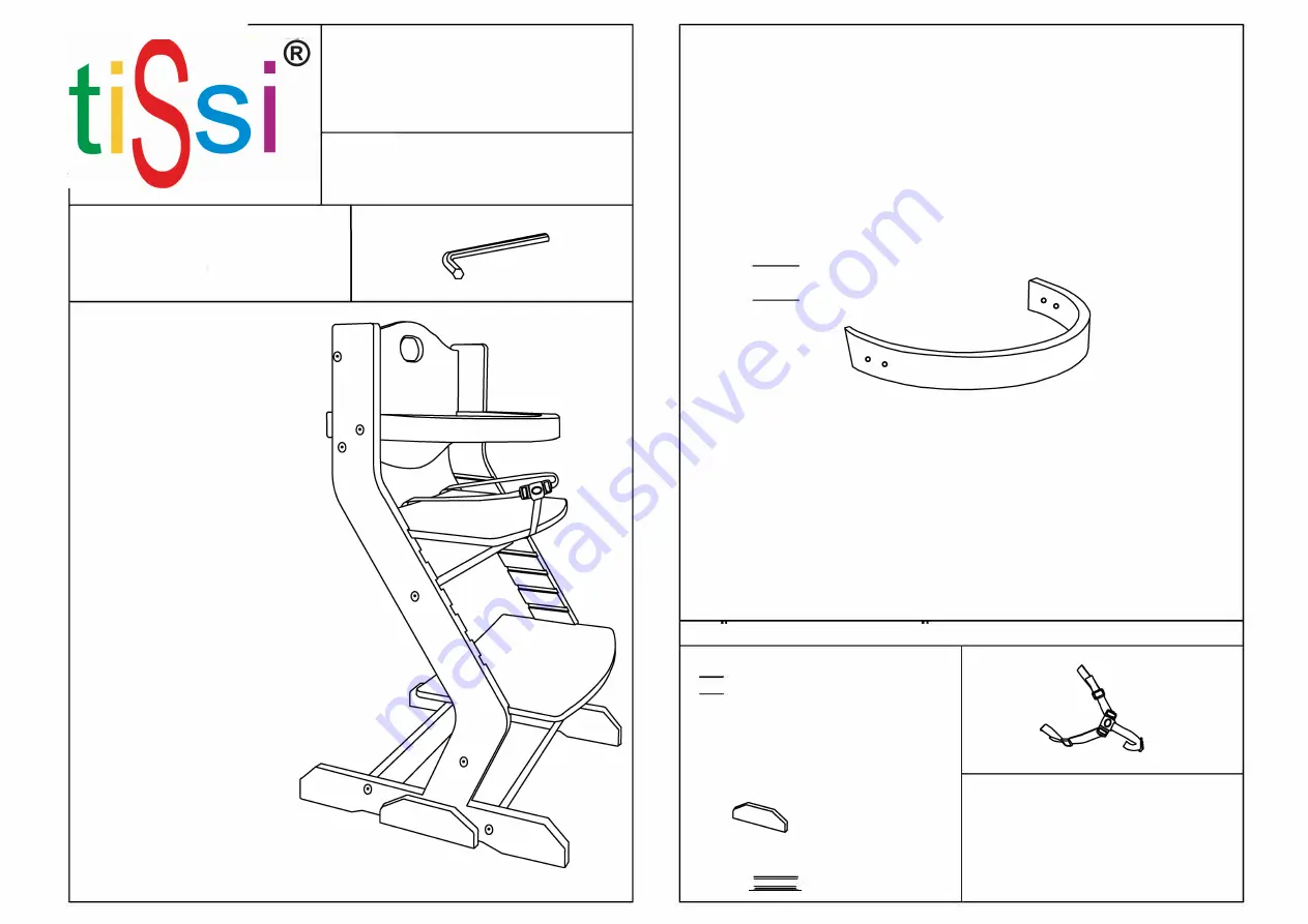 tiSsi DawOst High chair Скачать руководство пользователя страница 6