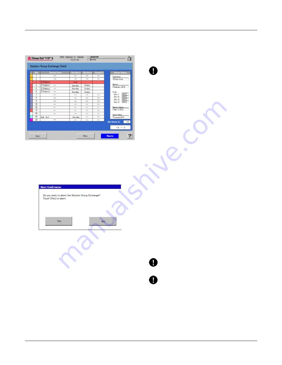 Tissue-Tek VIP 6 AI Operating Manual Download Page 54