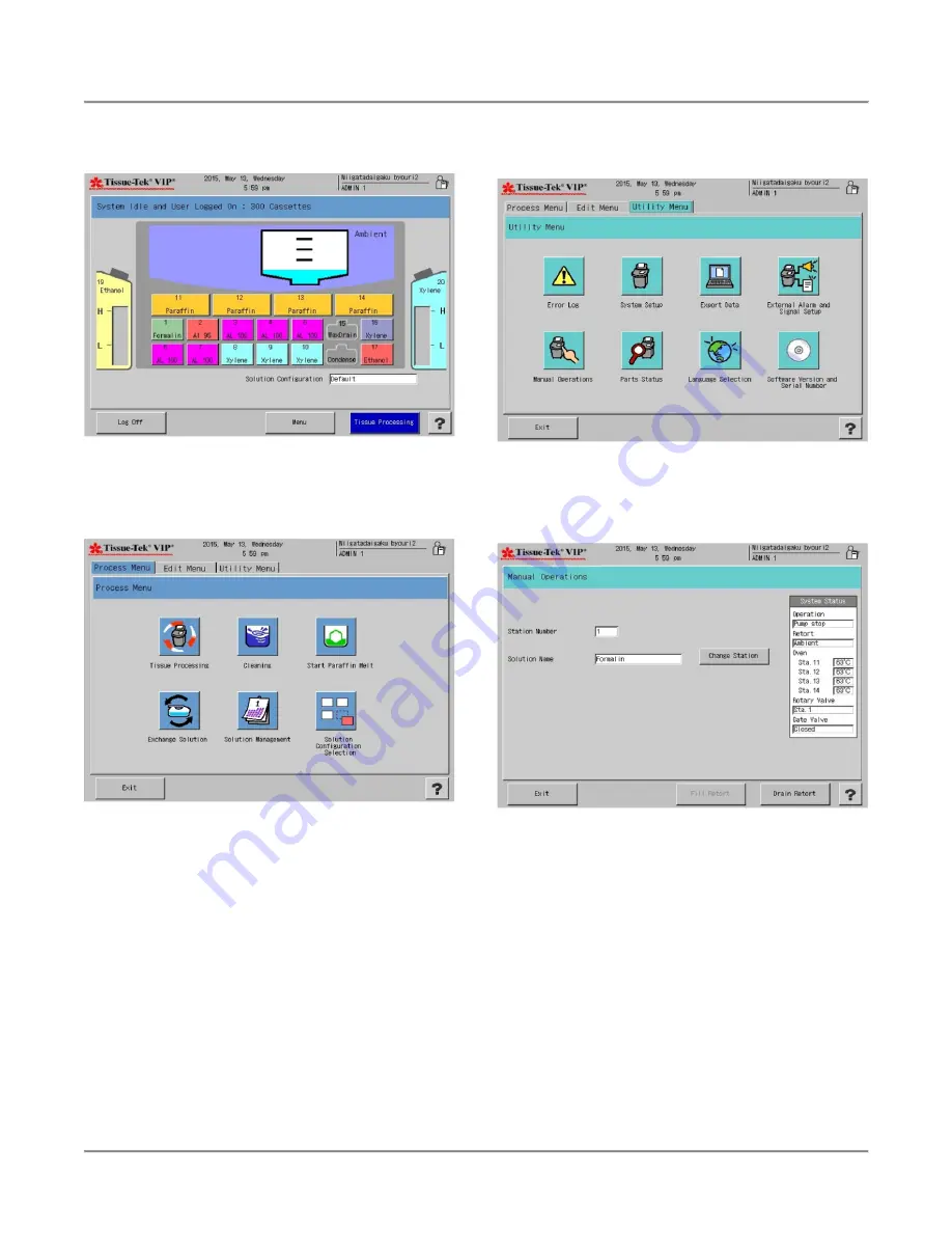 Tissue-Tek VIP 6 AI Operating Manual Download Page 86