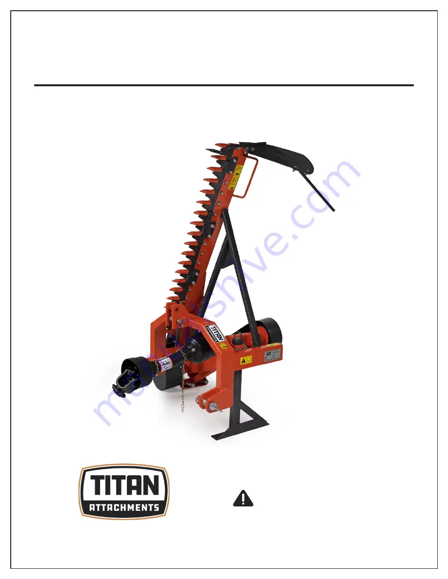 Titan Attachments 191569 Operator'S Manual Download Page 1